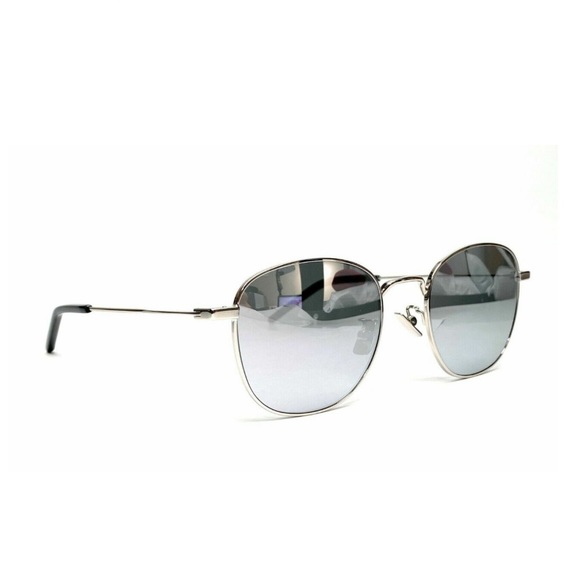 SAINT LAURENT Silver Mirror Sunglasses main image 8